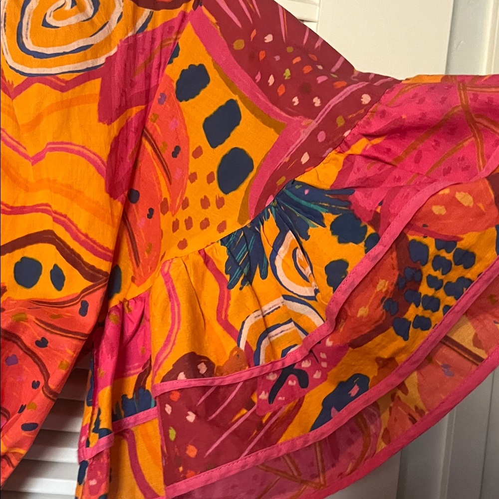 FARM Rio Vibrant Multicolor Midi Dress - Picture 2 of 4